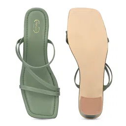 PANAHI Strappy Open Toe Block Heels image 4
