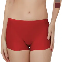 Bella Voste Pack Of 3 Leak proof Mid-Rise Seamless Boy Shorts Briefs-image-92