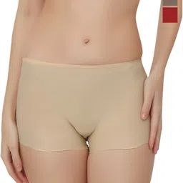 Bella Voste Pack Of 3 Inner Elasticated Seamless Boy Shorts Briefs-Leak-Proof-image-95