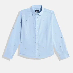 M&H Juniors Boys Printed Pure Cotton Casual Shirt-image-17