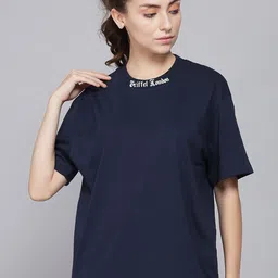 GRIFFEL Women Pure Cotton T-shirt with Shorts-image-20