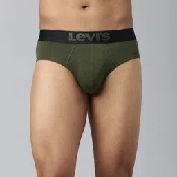 Levis Brand Logo Printed Brief- STYLE#031A Riffle Green-picture-58
