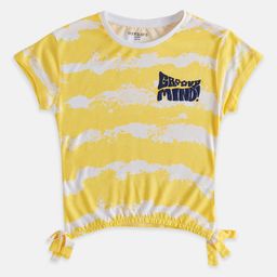 Pantaloons Junior Girls Dyed Cotton Top-image-48