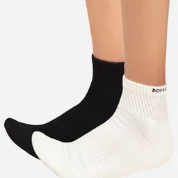 Bodycare Men Pack Of 2 Assorted Cotton Ankle Length Socks-26