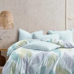 BREVARD Blue Floral 150 GSM Double Bed Comforter-image-8