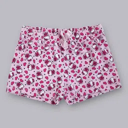 Kids Ville Girls Hello Kitty Printed Pure Cotton Shorts-image-23
