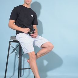 Crimsoune Club Men Printed Lounge Shorts-picture-4