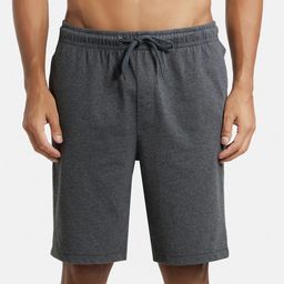 Jockey Men Charcoal Grey Lounge Shorts-image-122