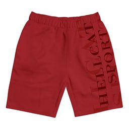 HELLCAT Girls Typography Printed Mid Rise Knitted Cotton Shorts-image-99