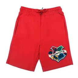 Harry Potter by Wear Your Mind Boys Red Printed Harry Potter Shorts-image-31