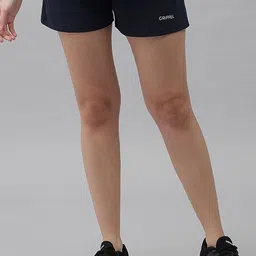 GRIFFEL Women Navy Blue Loose Fit Sports Shorts-image-93