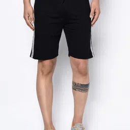 GLITO Men Mid Rise Regular Fit Cotton Sports Shorts-image-9