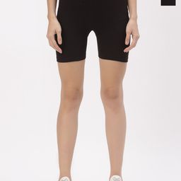 Floret Women Pack of 2 Skinny Fit Biker Shorts-15