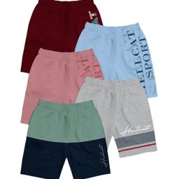 HELLCAT Girls Pack Of 5 Mid Rise Shorts-37