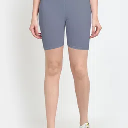 Jinfo Women Grey Cycling Sports Shorts-picture-34