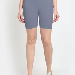 Jinfo Women Grey Cycling Sports Shorts-picture-5