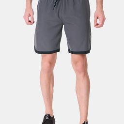 FITINC Men Grey Running Sports Shorts-image-59