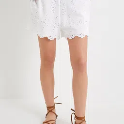 Koton Women Regular Fit Fashion Shorts-image-3