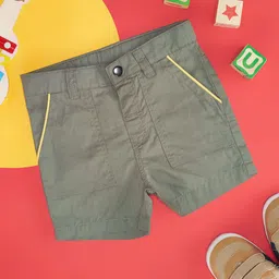 Pantaloons Baby Boys Mid Rise Pure Cotton Shorts-image-78