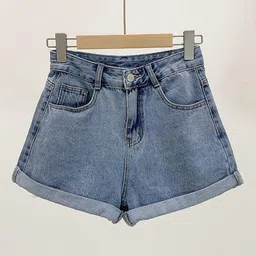 LULU & SKY Women High-Rise Denim Shorts-picture-54