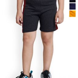 BAESD Boys Pack of 4 Side Tape Pure Cotton Regular Shorts-image-68