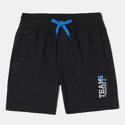 Jockey Boys Super Combed Cotton Rich Graphic Printed Shorts With Drawstring Clouser - AB12-53