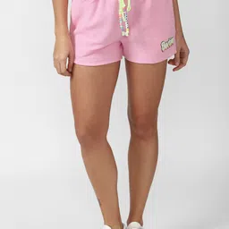 FOREVER 21 Women Solid Pure Cotton Shorts-image-5