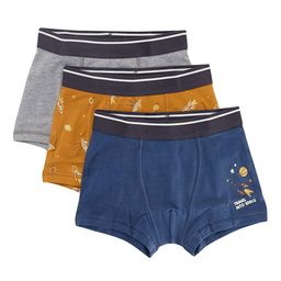 KIABI Boys Pack Of 3 Printed Trunks XD057SPACE-picture-13