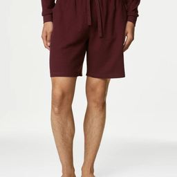 Marks & Spencer Men Pure Cotton Lounge Shorts-image-19