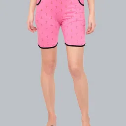 DIAZ Women Printed Cotton Lounge Shorts-image-80