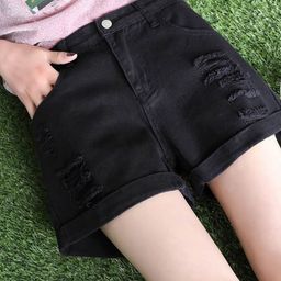LULU & SKY Women Slim Fit Denim Shorts-image-27
