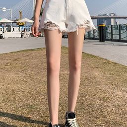LULU & SKY Women Slim Fit High-Rise Denim Shorts-image-62