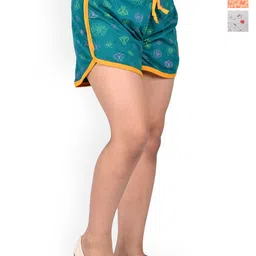 BAESD Girls Pack Of 3 Conversational Printed High-Rise Cotton Shorts-image-98