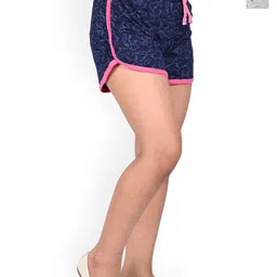 BAESD Girls Pack Of 2 Printed High-Rise Cotton Shorts-image-70