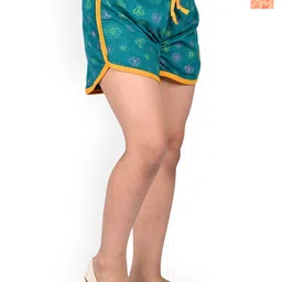 BAESD Girls Pack Of 2 Conversational Printed High-Rise Cotton Shorts-image-75