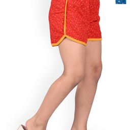 BAESD Girls Pack of 2 Floral Printed Cotton High-Rise Shorts-image-54