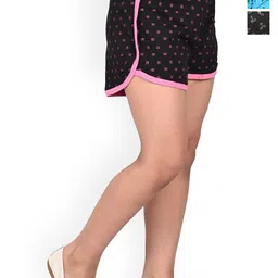 BAESD Girls Pack Of 3 High-Rise Geometric Printed Cotton Shorts-image-95