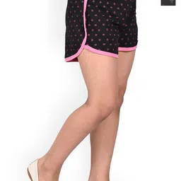 BAESD Girls Pack Of 2 Printed High-Rise Cotton Shorts-image-58