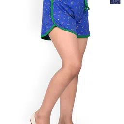 BAESD Girls Pack Of 2 Conversational Printed High-Rise Cotton Hot Pants Shorts-image-39