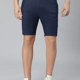 Slowave Men High-Rise Cotton Denim Shorts-picture-22