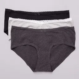 KIABI Pack of 3 Pure Cotton Basic Briefs-picture-16