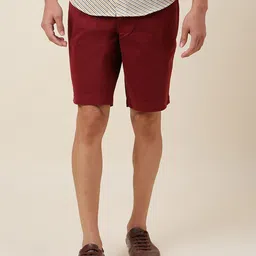 Fabindia Cotton Slim Fit Shorts-image-37