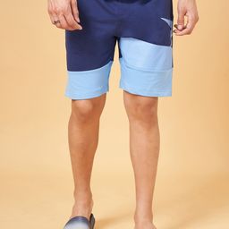 SF JEANS by Pantaloons Men Colourblocked Slim Fit Cotton Regular Shorts-image-32