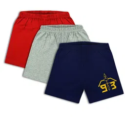 CoolTees4U ack Of 3 Boys Graphic Printed Cotton Shorts-10