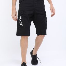 HIGHLANDER Men Black Cargo Shorts-image-18