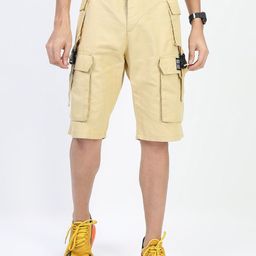 KETCH Men Green Cargo Shorts-image-47