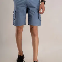 Sterio Pace Men Cotton Cargo Shorts-image-54