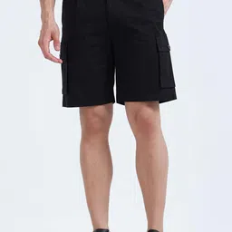 Tailoraedge Men Mid-Rise Cargo Shorts-image-72