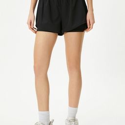 Koton Women Mid-Rise Sports Shorts-picture-29