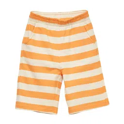 KIABI Boys Striped Pure Cotton Shorts-image-0